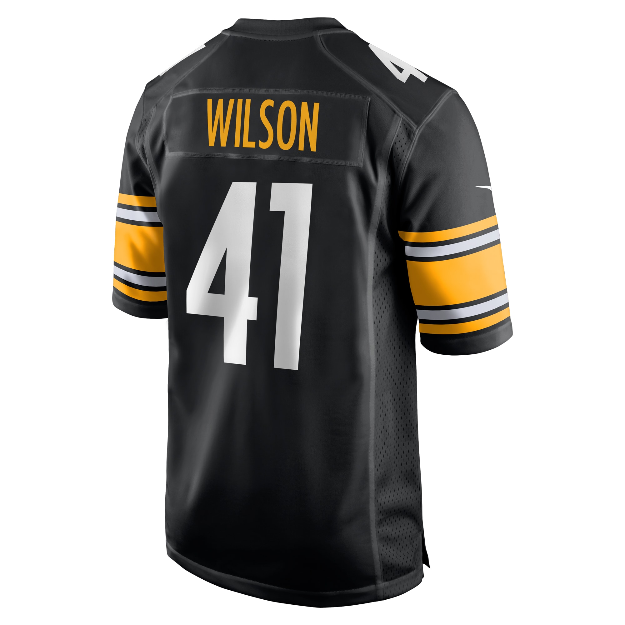 Men's Pittsburgh Steelers Payton Wilson Black 2024 NFL Draft Game Jersey