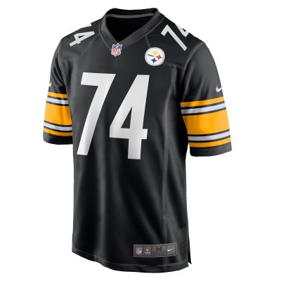 Men's Pittsburgh Steelers Spencer Anderson  Black Game Jersey 02