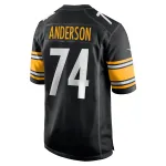 Men's Pittsburgh Steelers Spencer Anderson  Black Game Jersey