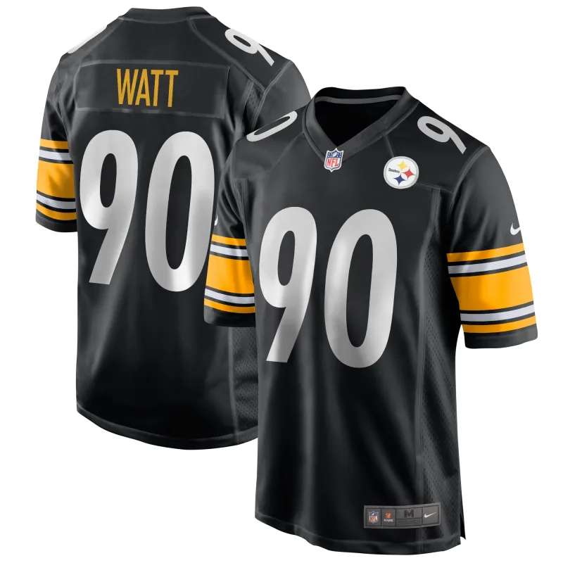 Men's Pittsburgh Steelers T.J. Watt Black Game Jersey