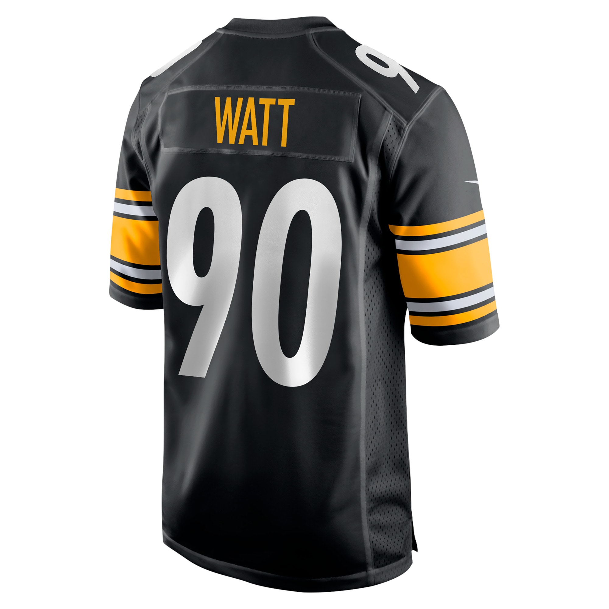 Men's Pittsburgh Steelers T.J. Watt Black Game Team Jersey