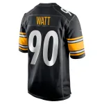 Men's Pittsburgh Steelers T.J. Watt Black Game Team Jersey