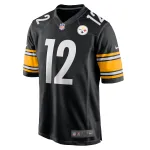 Men's Pittsburgh Steelers Terry Bradshaw Black Retired Player Game Jersey