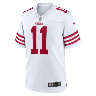 Men's San Francisco 49ers Brandon Aiyuk White Player Game Jersey 02