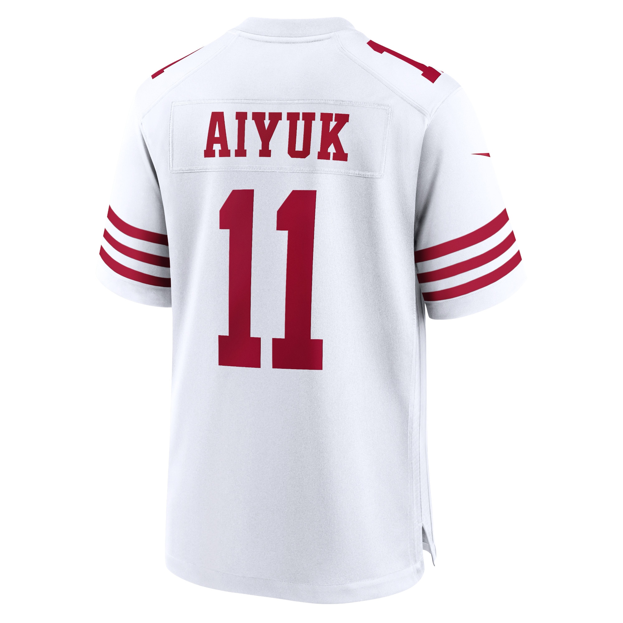 Men's San Francisco 49ers Brandon Aiyuk White Player Game Jersey
