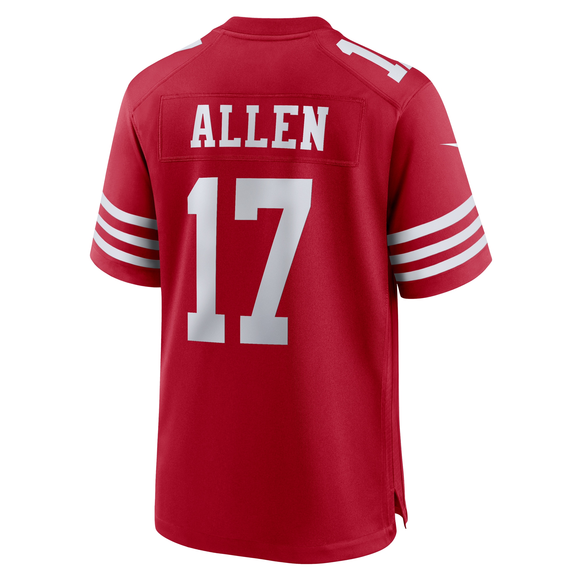 Men's San Francisco 49ers Brandon Allen  Scarlet Game Jersey