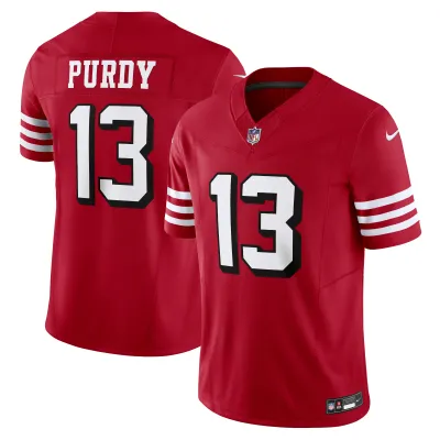 Men's San Francisco 49ers Brock Purdy Scarlet Vapor F.U.S.E. Limited Jersey 01