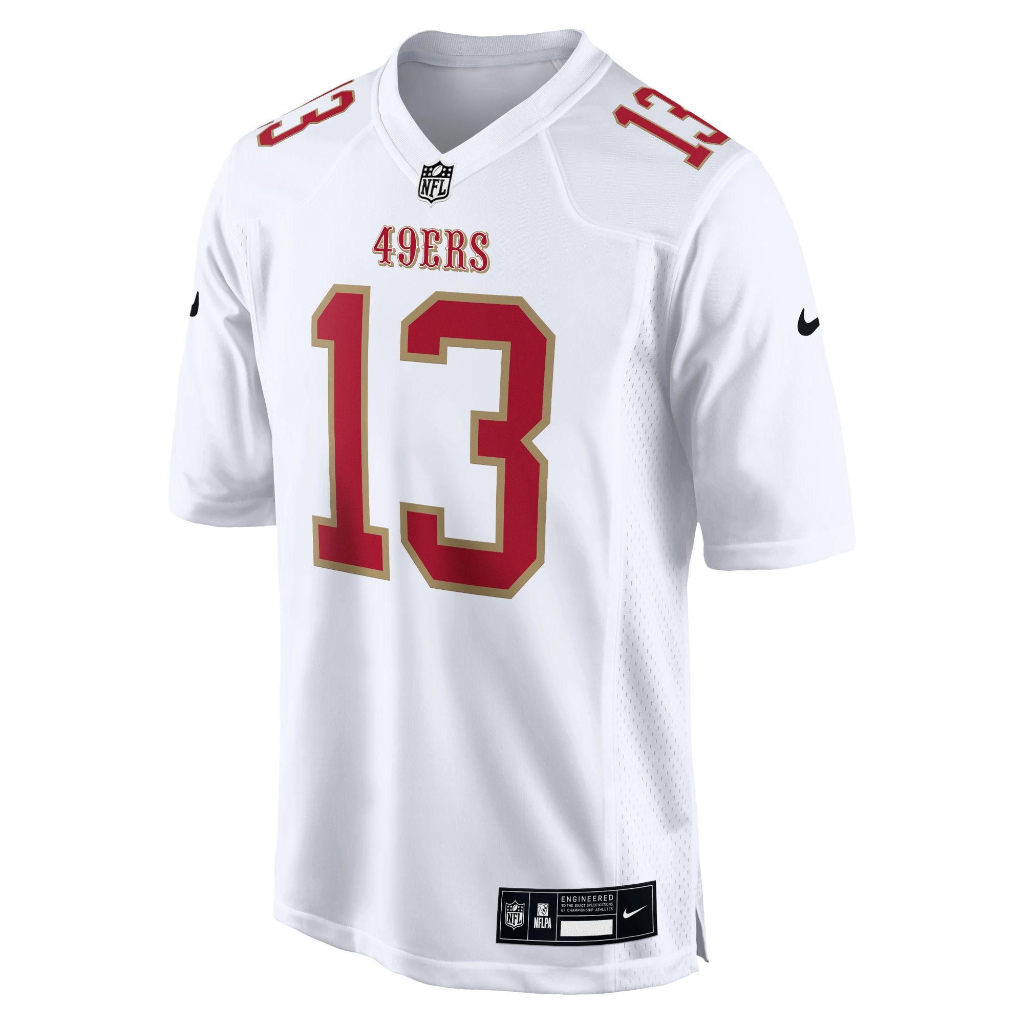 Men's San Francisco 49ers Brock Purdy Tundra White Fashion Game Jersey