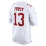 Men's San Francisco 49ers Brock Purdy Tundra White Fashion Game Jersey