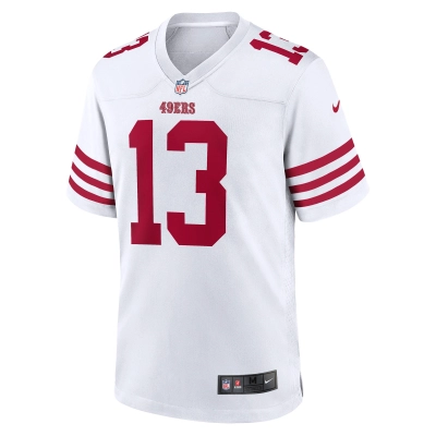 Men's San Francisco 49ers Brock Purdy White Game Player Jersey 02