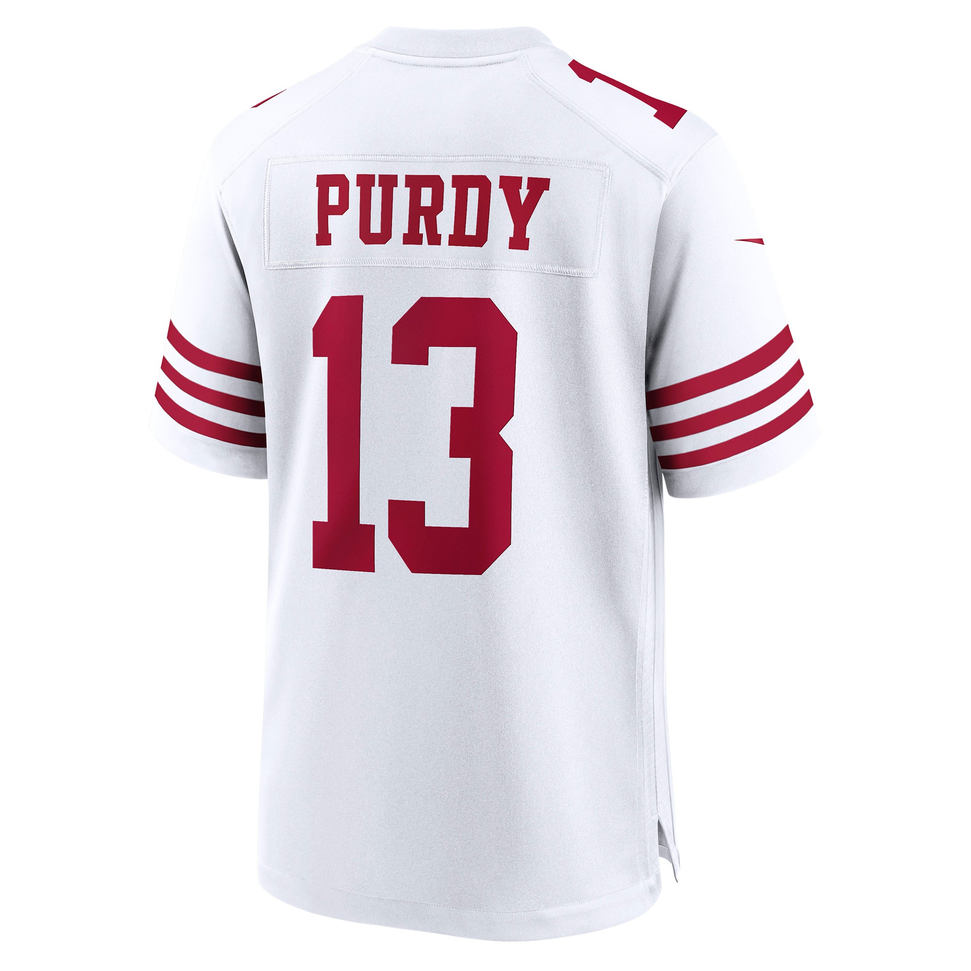 Men's San Francisco 49ers Brock Purdy White Game Player Jersey