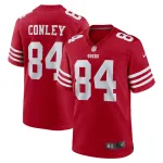 Men's San Francisco 49ers Chris Conley  Scarlet Game Jersey