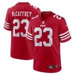 Men's San Francisco 49ers Christian McCaffrey Scarlet Game Player Jersey