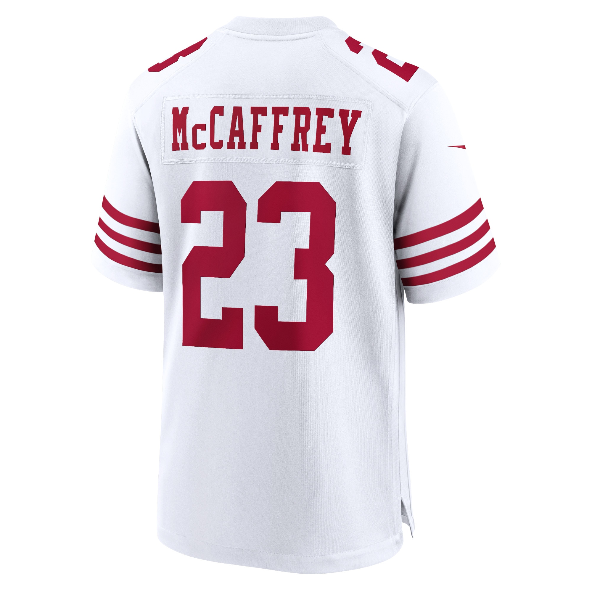 Men's San Francisco 49ers Christian McCaffrey White Game Player Jersey