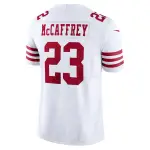 Men's San Francisco 49ers Christian McCaffrey White Vapor F.U.S.E. Limited Jersey
