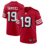 Men's San Francisco 49ers Deebo Samuel Scarlet Alternate Player Game Jersey