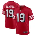Men's San Francisco 49ers Deebo Samuel Scarlet Alternate Player Game Jersey