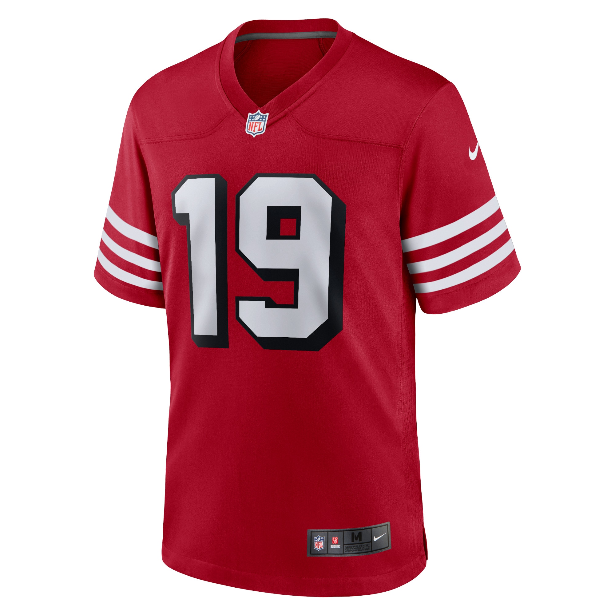 Men's San Francisco 49ers Deebo Samuel Scarlet Alternate Player Game Jersey