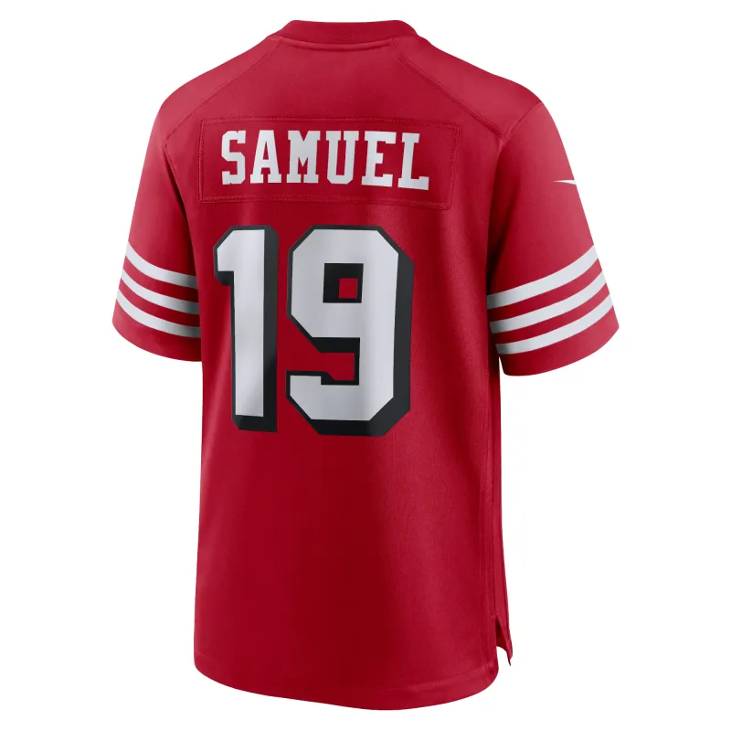 Men's San Francisco 49ers Deebo Samuel Scarlet Alternate Player Game Jersey