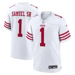 Men's San Francisco 49ers Deebo Samuel Sr White Men's Game Jersey