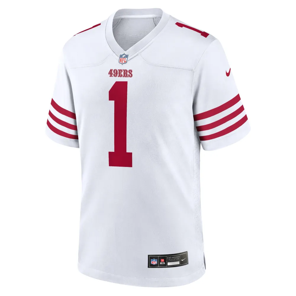 Men's San Francisco 49ers Deebo Samuel Sr White Men's Game Jersey