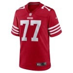 Men's San Francisco 49ers Dominick Puni  Scarlet Team Game Jersey