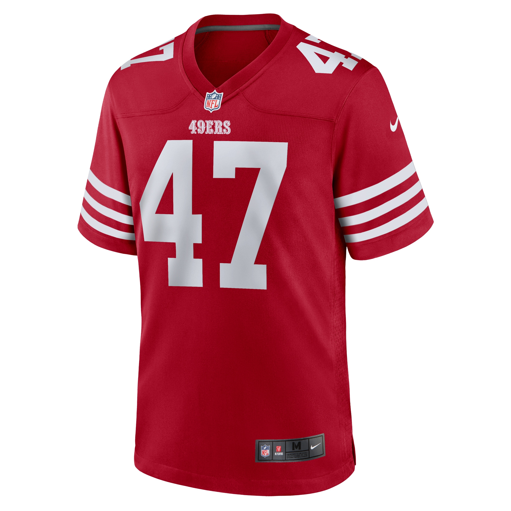 Men's San Francisco 49ers Ezekiel Turner  Scarlet Team Game Jersey