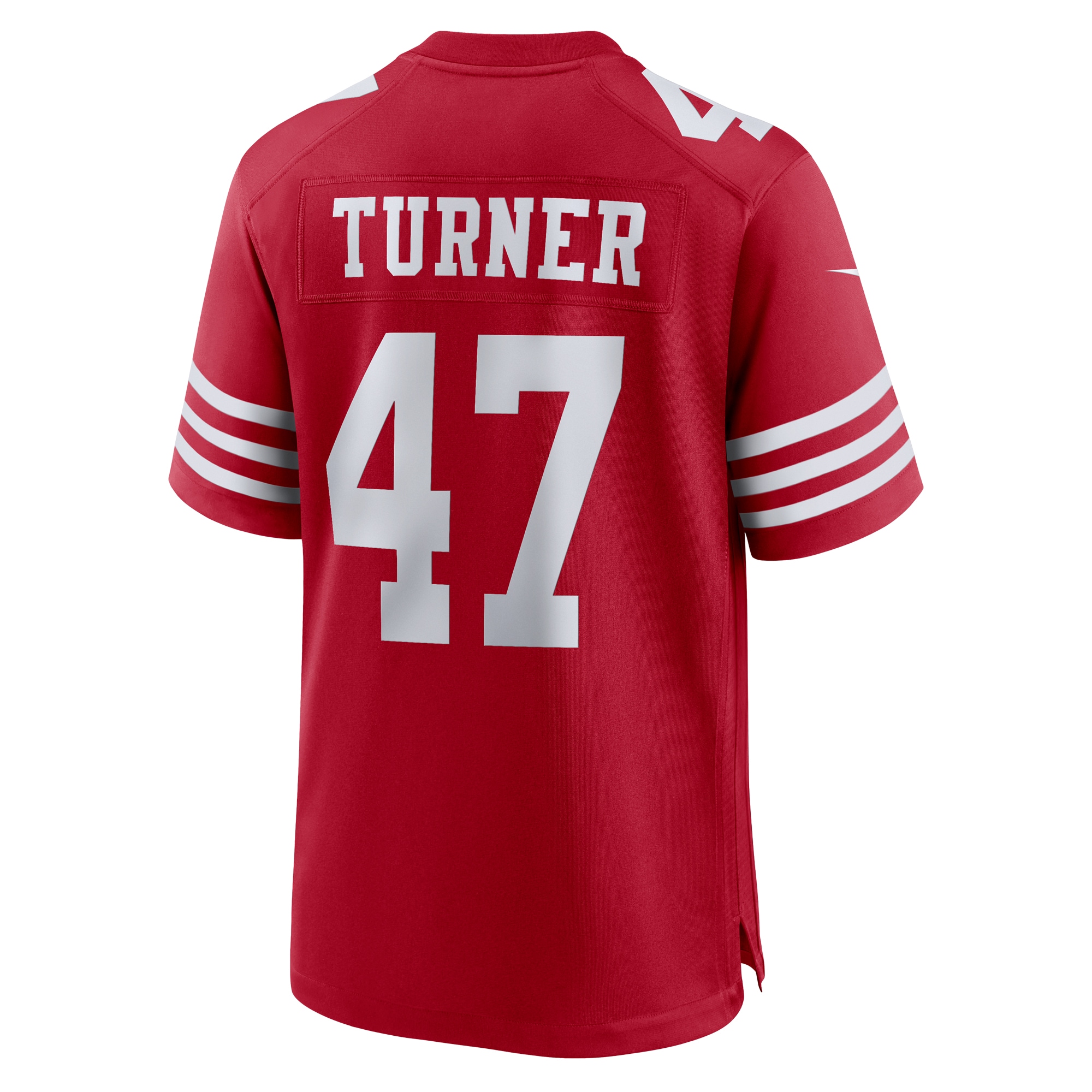 Men's San Francisco 49ers Ezekiel Turner  Scarlet Team Game Jersey