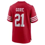Men's San Francisco 49ers Frank Gore Scarlet Retired Player Game Jersey