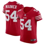 Men's San Francisco 49ers Fred Warner Scarlet Vapor Elite Jersey