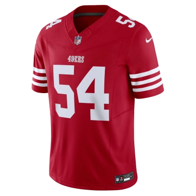 Men's San Francisco 49ers Fred Warner Scarlet Vapor F.U.S.E. Limited Jersey 02