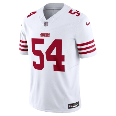 Men's San Francisco 49ers Fred Warner White Vapor F.U.S.E. Limited Jersey 02