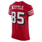 Men's San Francisco 49ers George Kittle Scarlet Alternate Vapor Elite Jersey