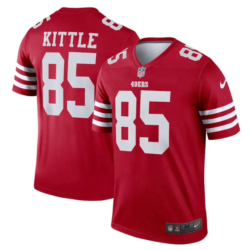 Men's San Francisco 49ers George Kittle Scarlet Legend Jersey