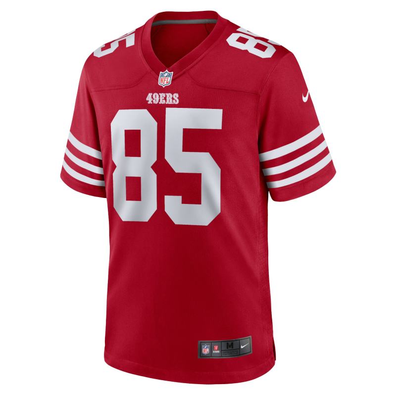 Men's San Francisco 49ers George Kittle Scarlet Team Game Jersey