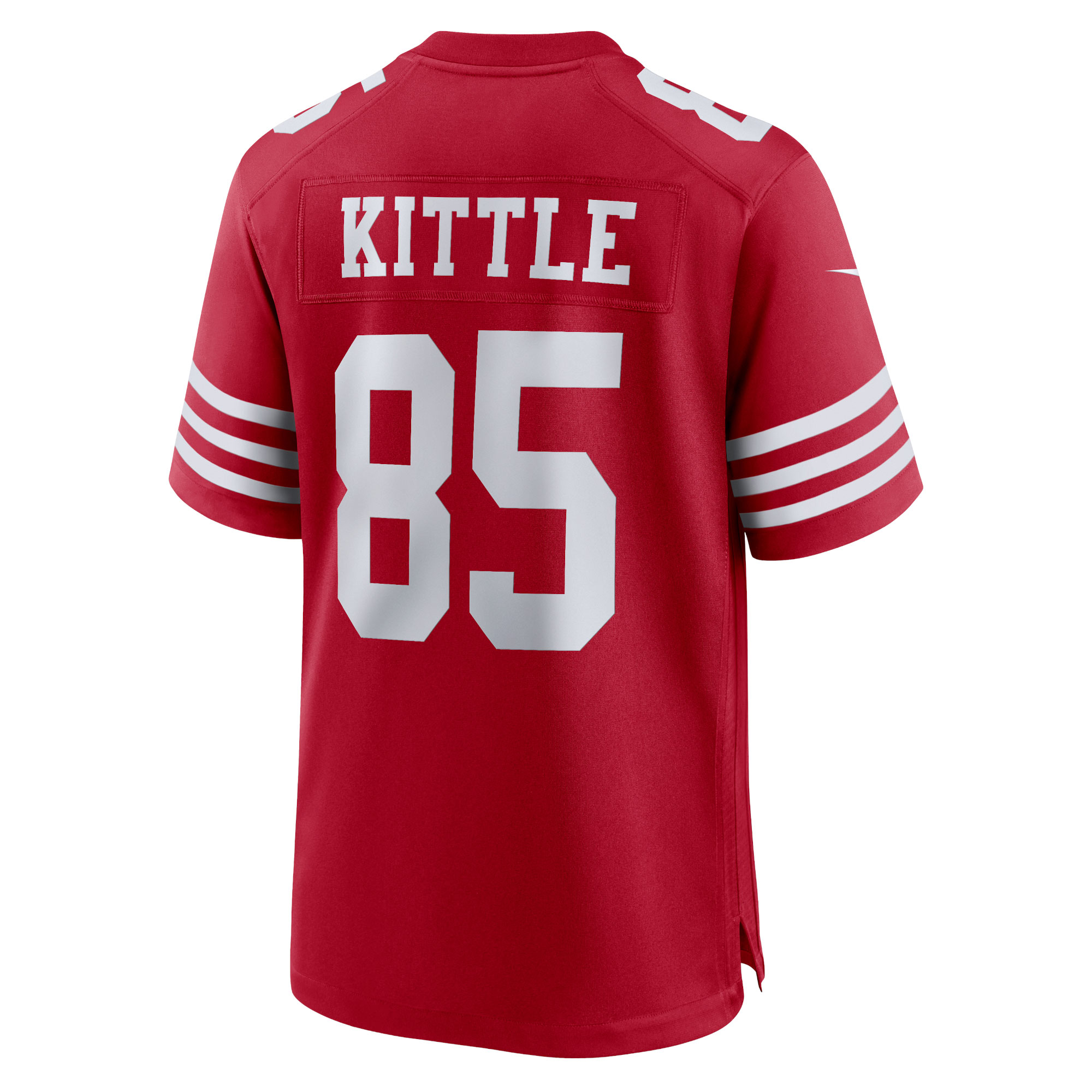 Men's San Francisco 49ers George Kittle Scarlet Team Game Jersey
