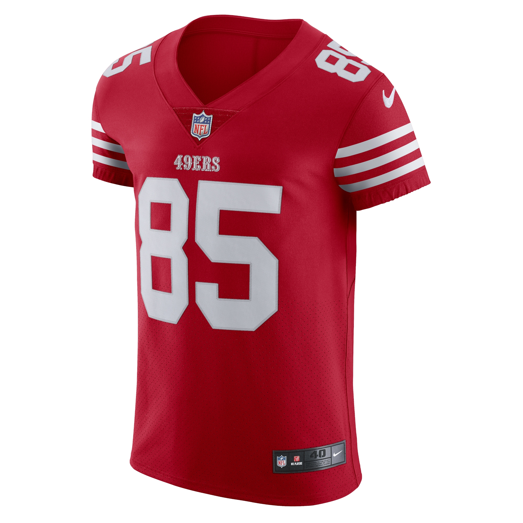 Men's San Francisco 49ers George Kittle Scarlet Vapor Elite Jersey