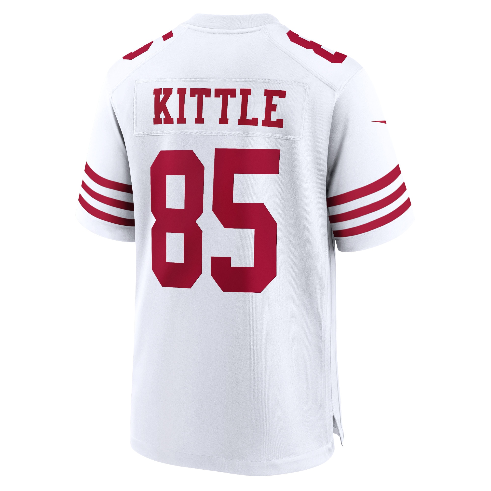 Men's San Francisco 49ers George Kittle White Player Game Jersey