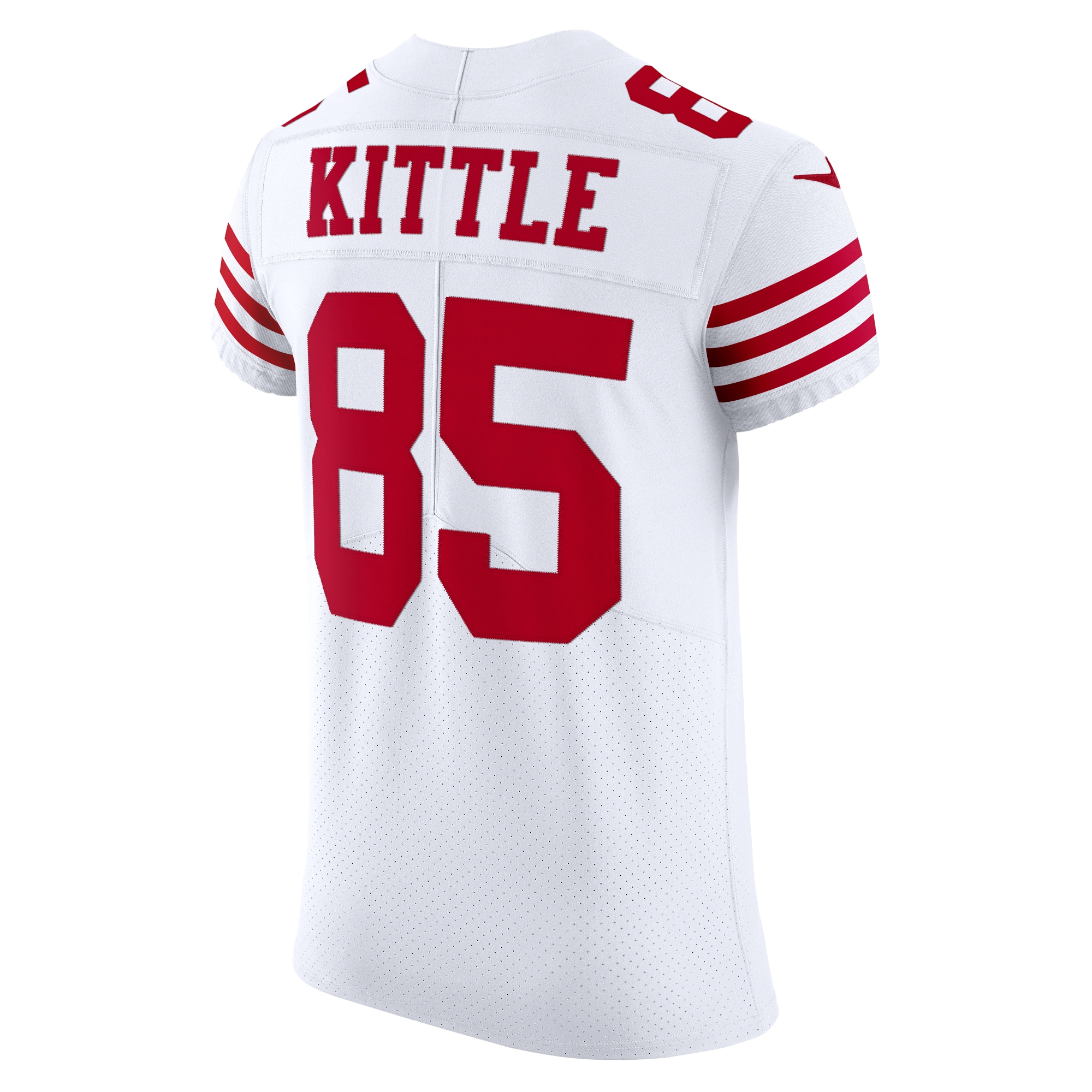 Men's San Francisco 49ers George Kittle White Vapor Elite Jersey