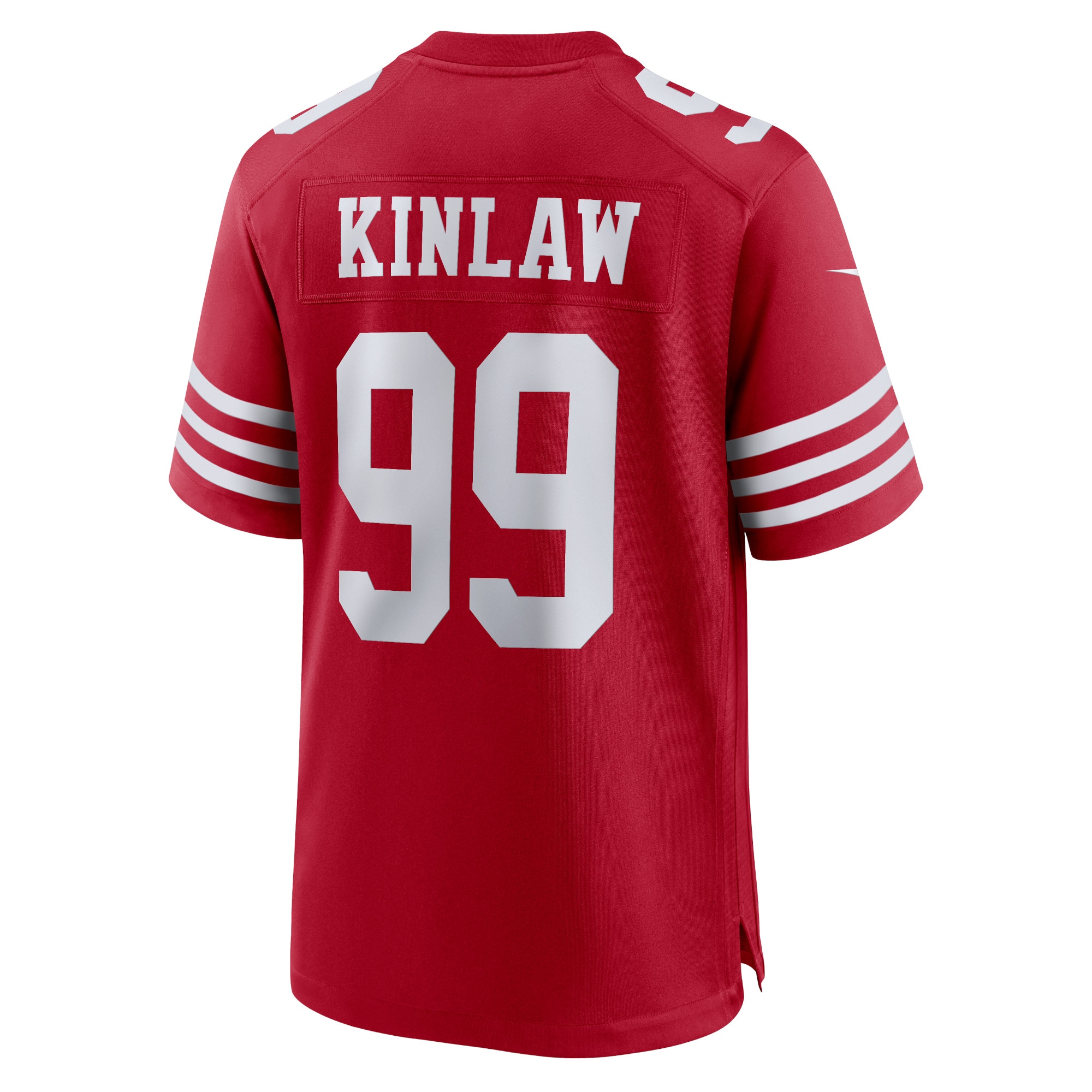 Men's San Francisco 49ers Javon Kinlaw Scarlet Team Player Game Jersey