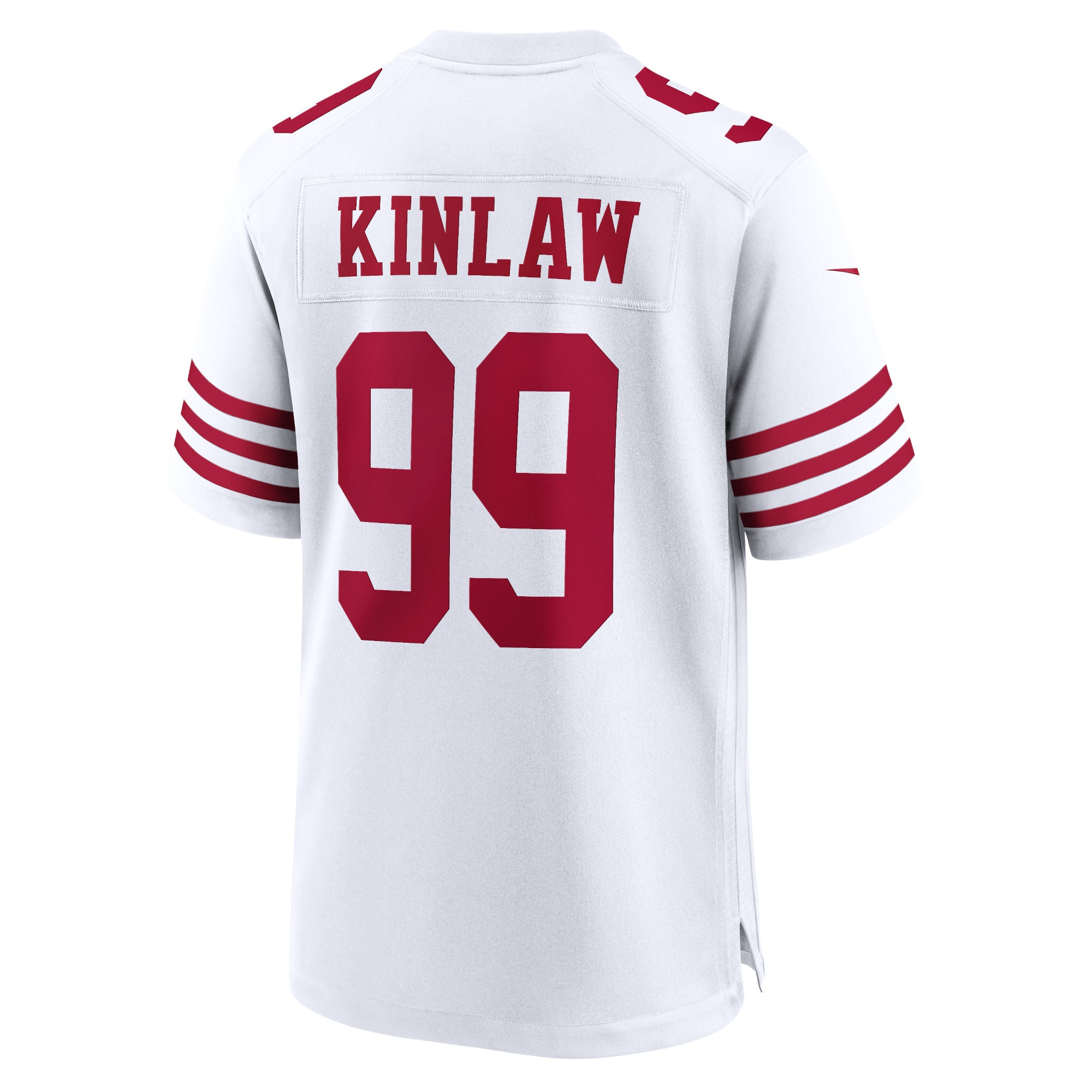 Men's San Francisco 49ers Javon Kinlaw White Player Game Jersey