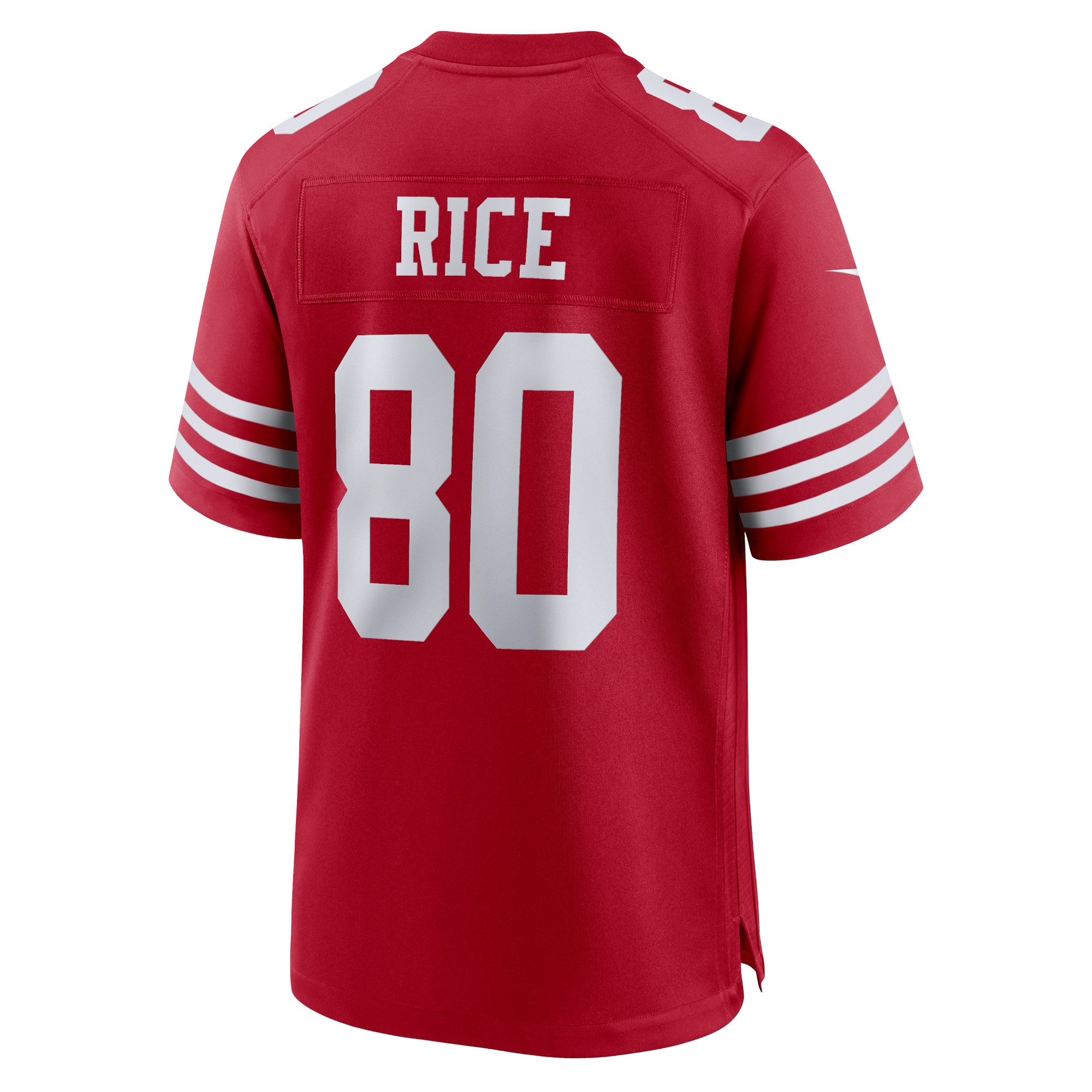Men's San Francisco 49ers Jerry Rice Scarlet Retired Team Player Game Jersey