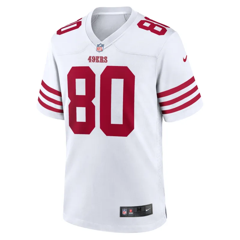 Men's San Francisco 49ers Jerry Rice White Retired Player Game Jersey