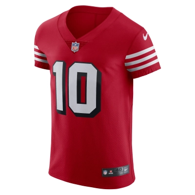 Men's San Francisco 49ers Jimmy Garoppolo Scarlet Alternate Vapor Elite Jersey 02