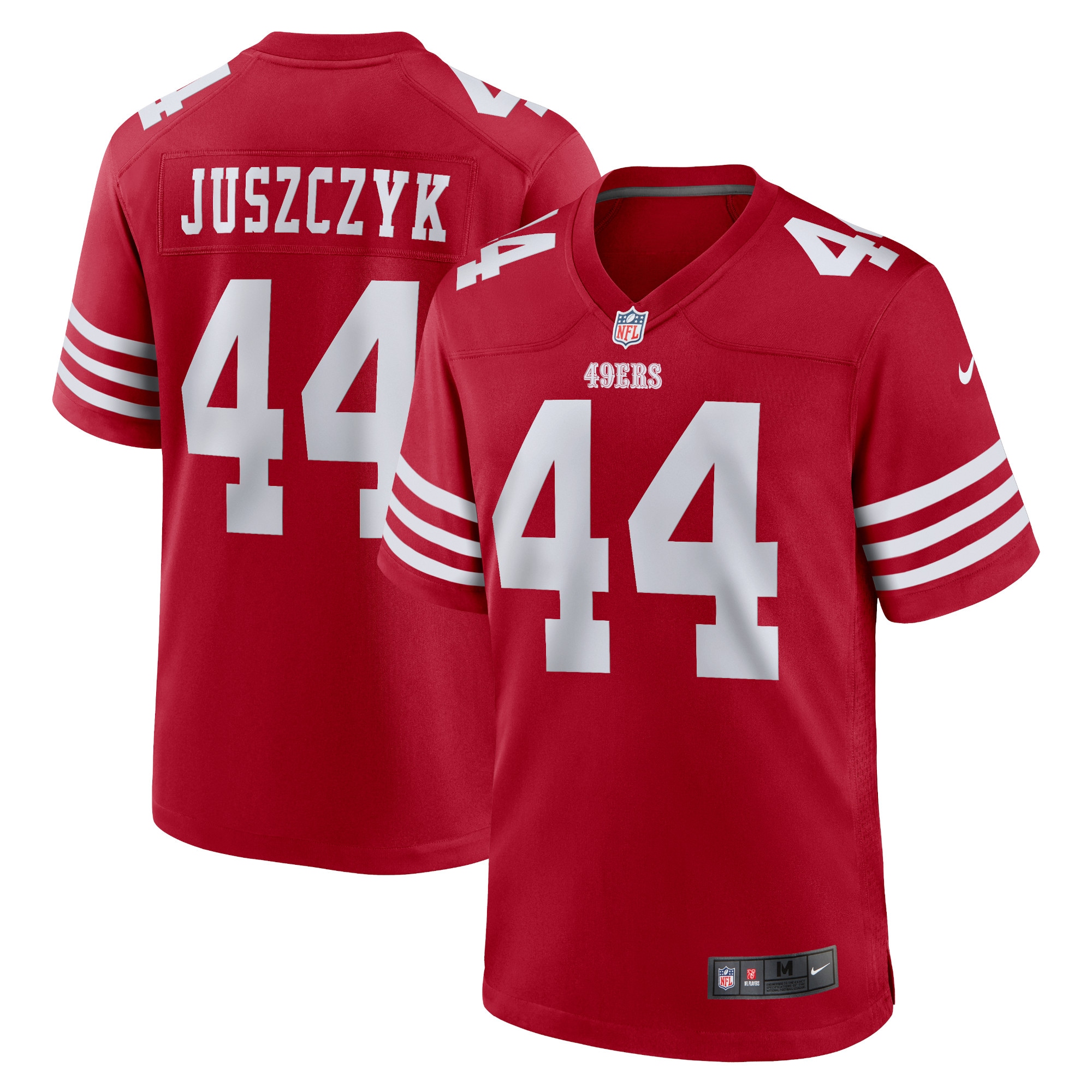 Men's San Francisco 49ers Kyle Juszczyk Scarlet Player Game Jersey