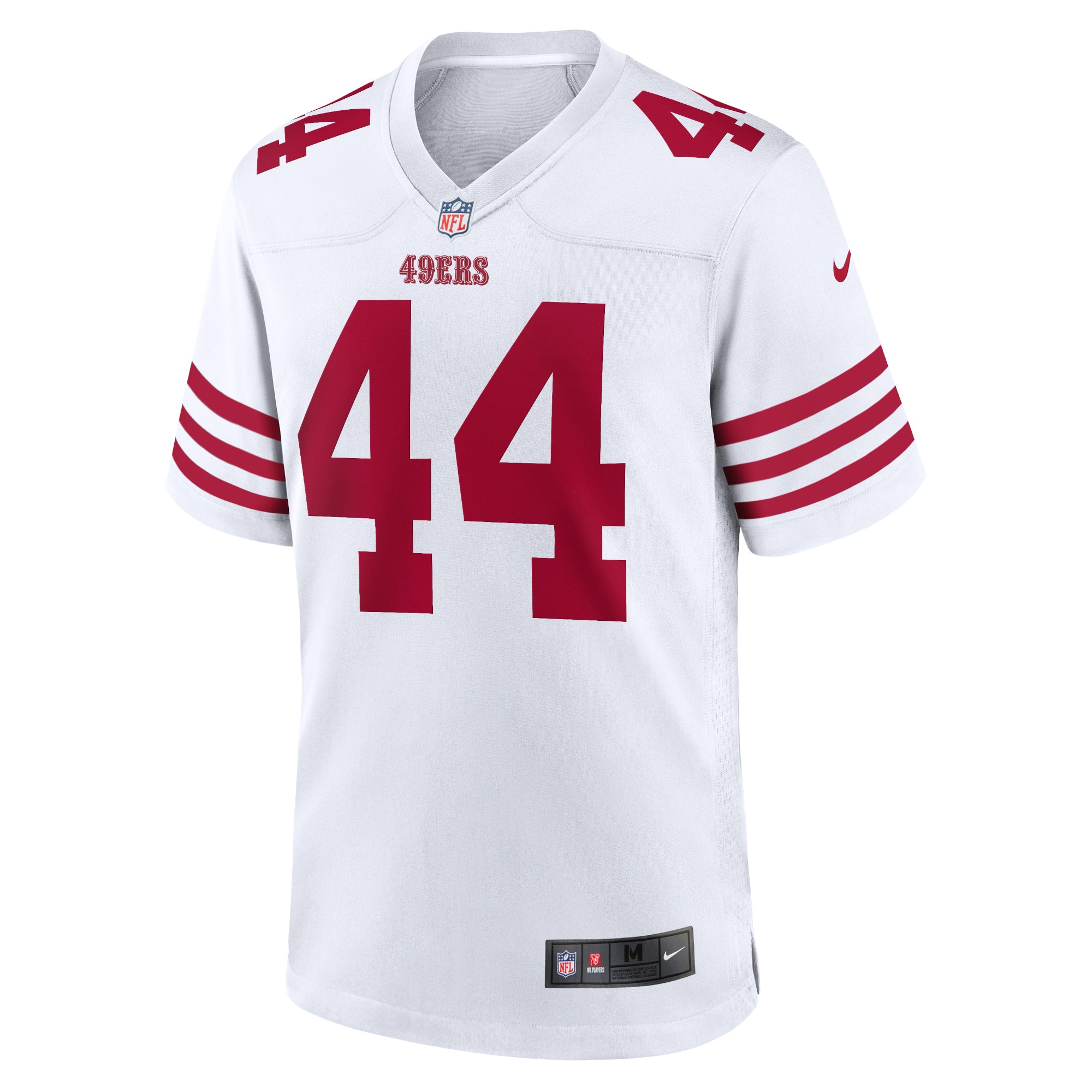 Men's San Francisco 49ers Kyle Juszczyk White Player Game Jersey