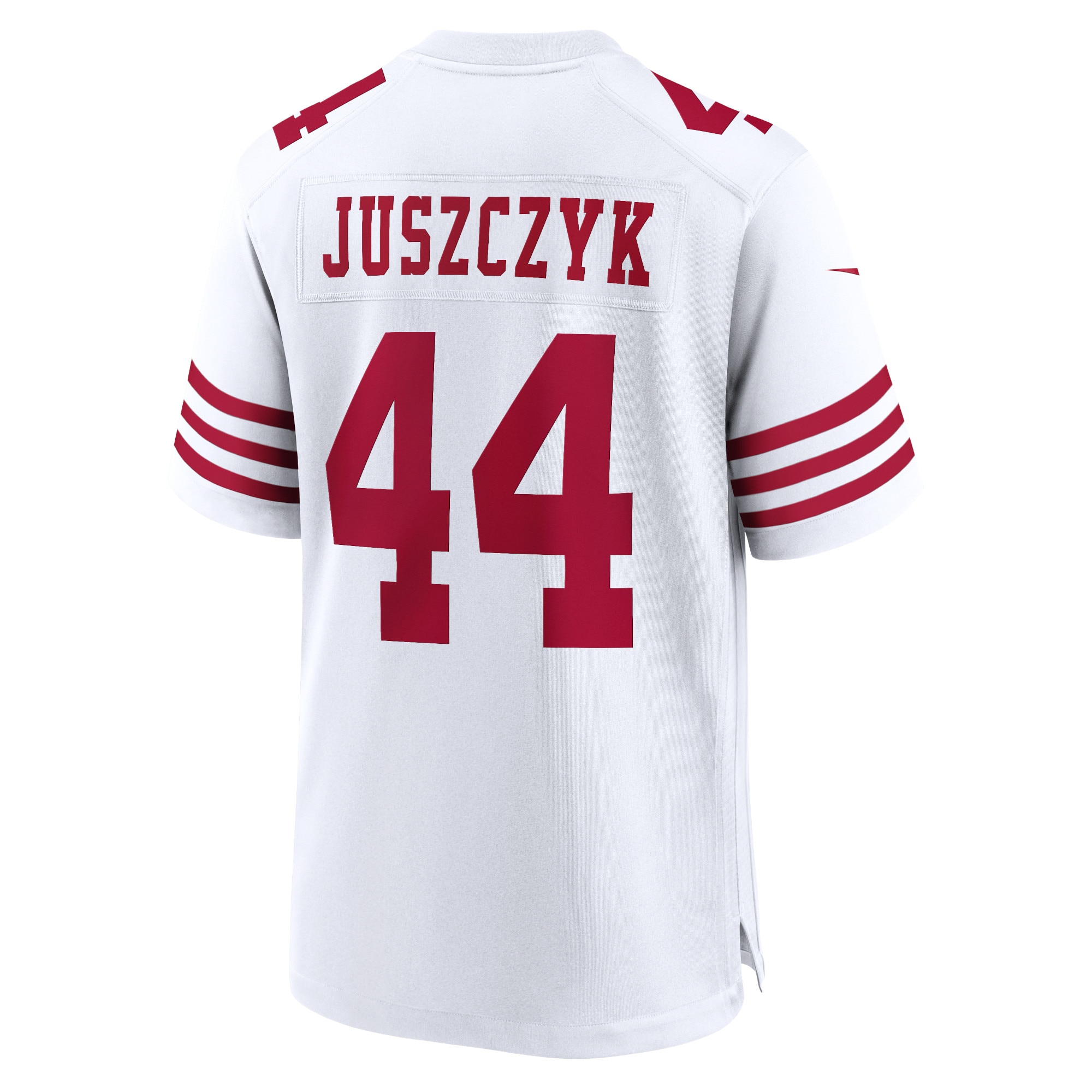 Men's San Francisco 49ers Kyle Juszczyk White Player Game Jersey