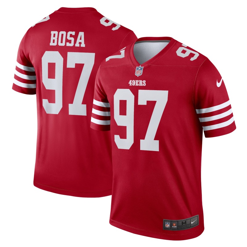 Men's San Francisco 49ers Nick Bosa Scarlet Legend Jersey