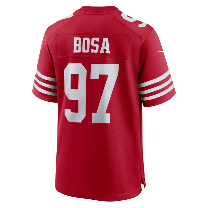 Men's San Francisco 49ers Nick Bosa Scarlet Player Game Jersey