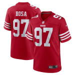 Men's San Francisco 49ers Nick Bosa Scarlet Team Game Jersey